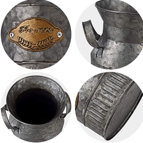 Vintage Farmhouse Jug Vase Milk Can Pitcher - Picture 6 of 8